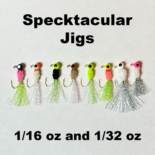 Specktacular Jigs- 1/16 oz and 1/32 oz